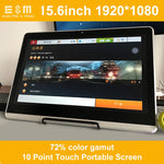 15.6 Inch IPS 10 Point Touch Portable Screen For Gaming PS4 XBOX NS HDMI 1920 * 1080P Touch Display With Foldable Stand